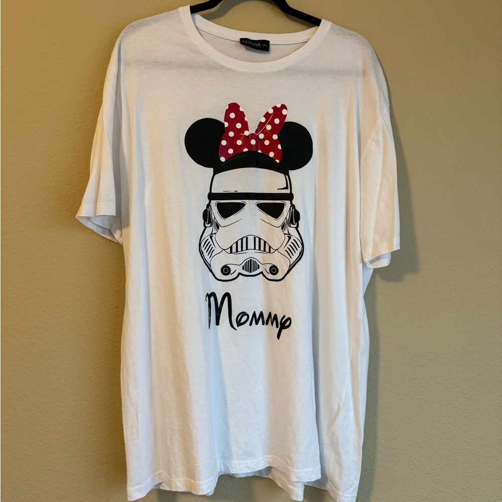 Star Wars storm trooper mickey mouse ears mommy t shirt